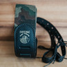 Sangle craddle coton/cuir camouflage