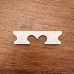 Nylon strung banjo bridge