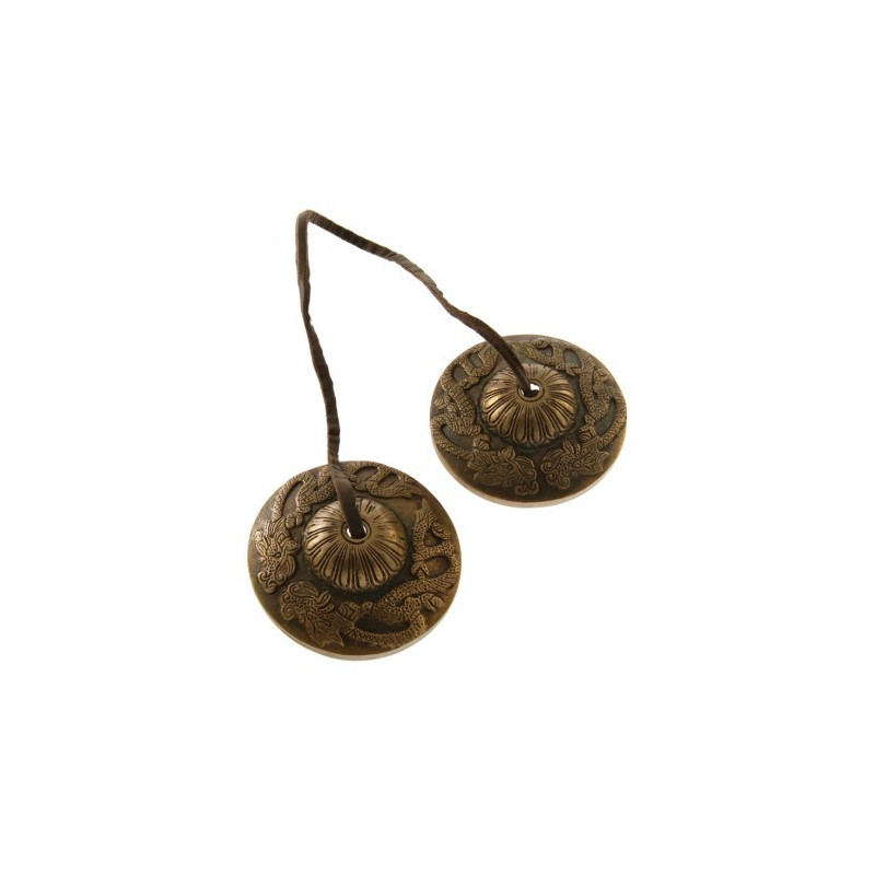 Meditation cymbals "tingsha "